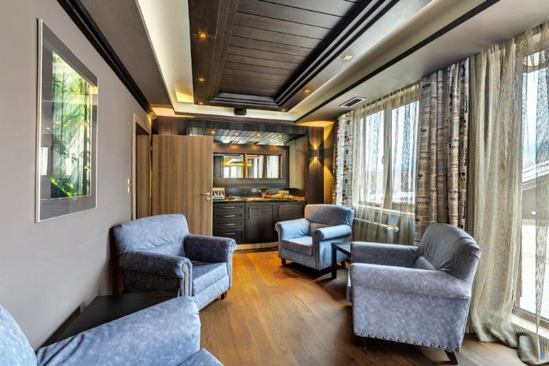 Amira Boutique Hotel 반스코 외부 사진 A 3D rendering of a living room
